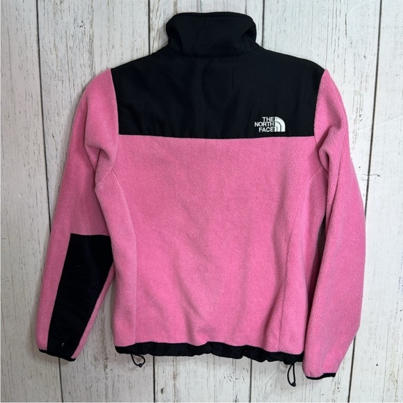The North Face Fleece Zip Up Jacket Pink Black Size XS - Picture 2 of 8